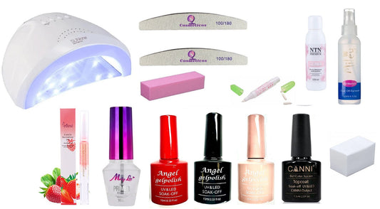 Kit Oja Semipermanenta nr.1 ANGEL GELPOLISH – 3 CULORI