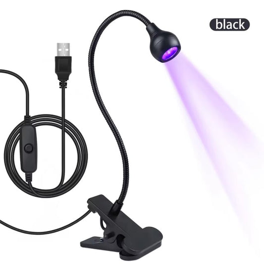 Lampa UV LED Flexibila, prindere clip-on, 5W, USB