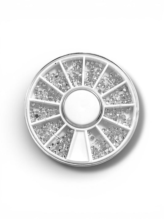 Carusel Decorațiuni Unghii – Cristale Transparent Clear