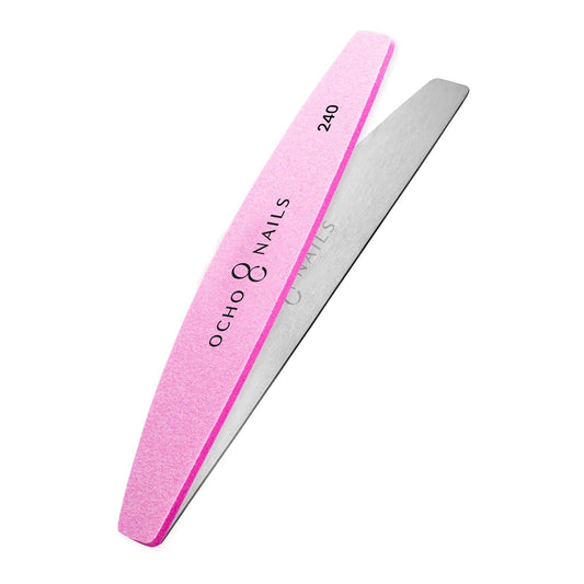 Baza metalica pila + 10 rezerve roz, granulatie 240