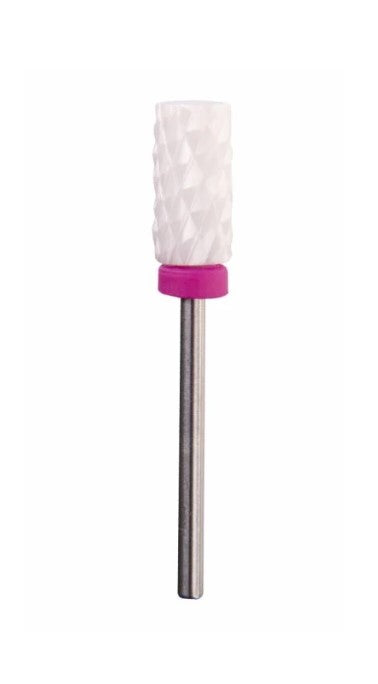Bit/Cap de freza | Cilindric | Ceramica | Extra Dur - Roz
