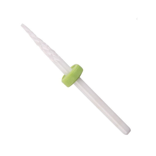 Bit/Cap freza | Ceramica | Under Refill | Verde - Unghii naturale