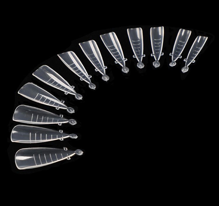 Tipsuri Reutilizabile Dual Form NO. #6 – Design Migdala Ruseasca & Stiletto (120 buc)