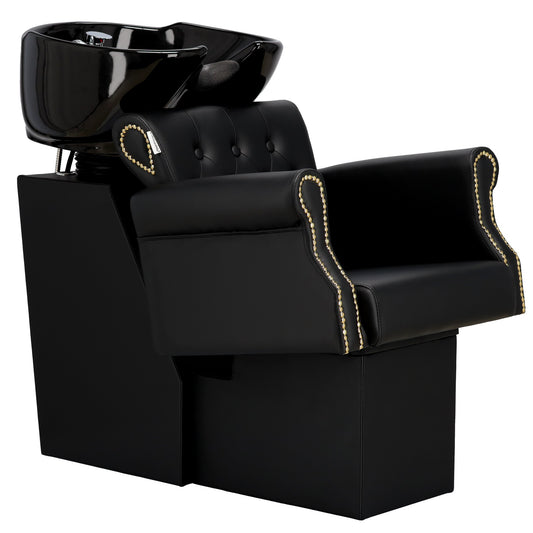 Scafa coafor/frizerie KIVA cu bol ceramic mobil, armatura si baterie