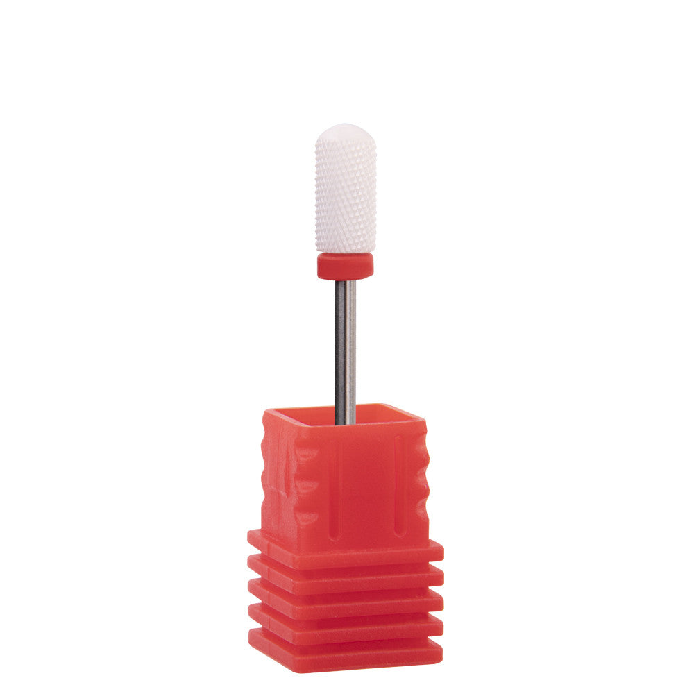 Bit/Cap de freza | Varf rotunjit | Ceramica | Duritate mica - Fină - Rosu