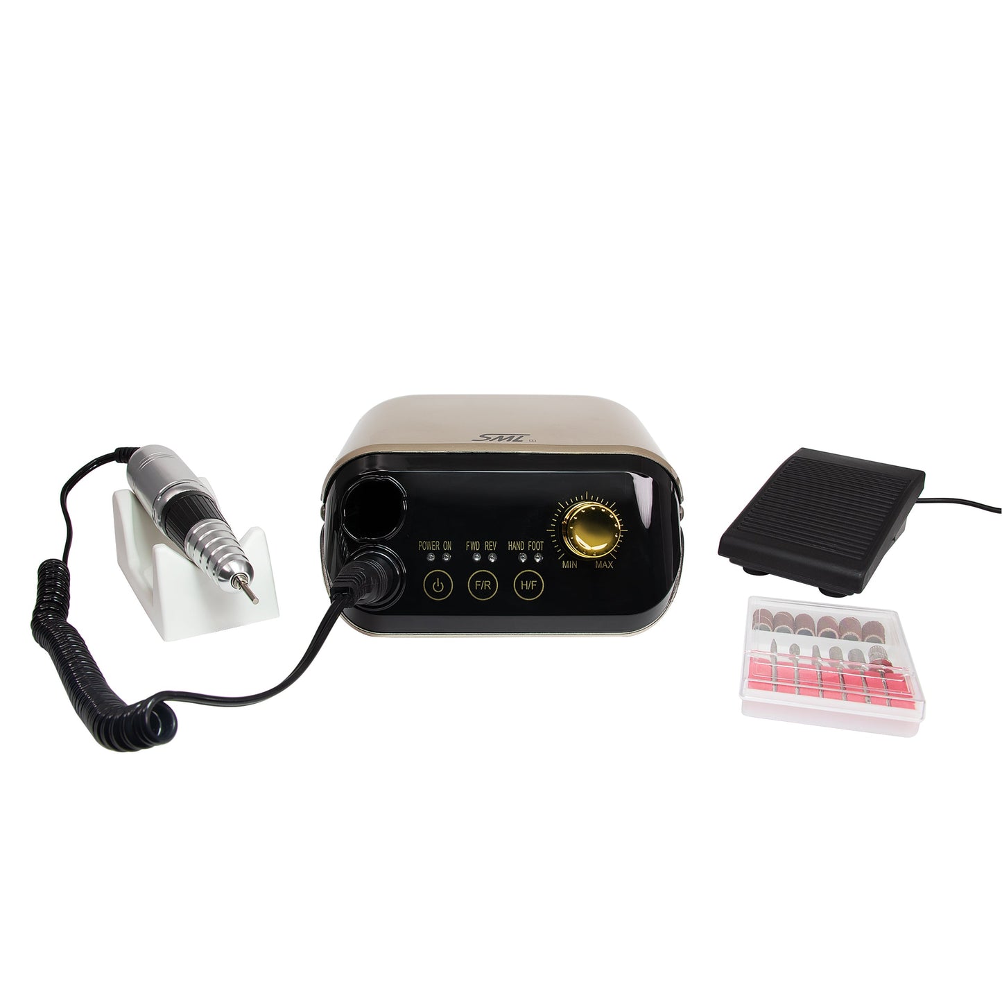 Freză electrică pentru manichiură și pedichiură SML | 35000 rpm | Gold