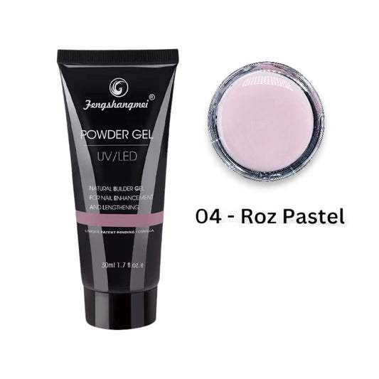 Polygel FSM 30gr - 04 Roz Pastel
