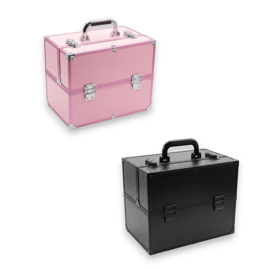 Geanta Mare Cosmetice cu Organizator, Model Extensibil - Matte Edition