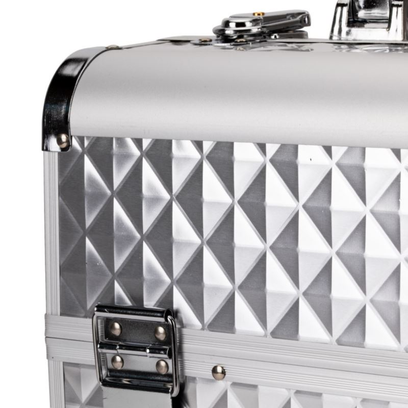 Geanta mare cu organizator | Diamond 3D | SILVER | marimea L
