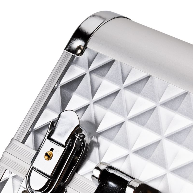Geanta mare cu organizator | Diamond 3D | SILVER | marimea L