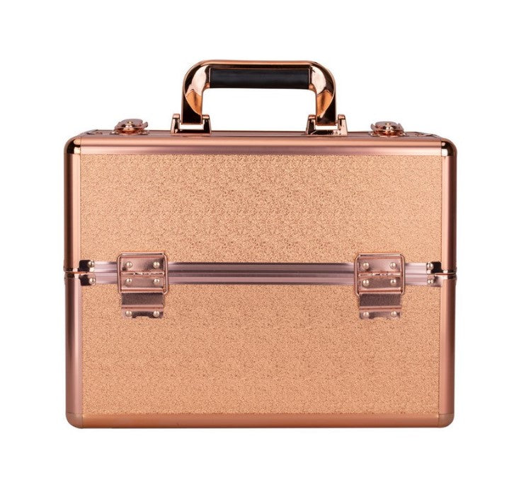 Geanta Cosmetica XL | Tip Valiza | Rose Gold