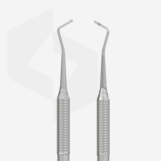 Instrument impins cuticule manichiura, pusher cuticule, vedere principala, Staleks Expert, PE-20/2