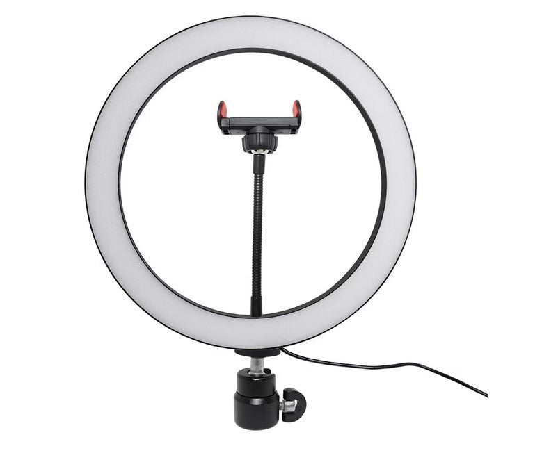 Pachet promo: Lampa circulara LED Ring Light 26cm + Telecomanda bluetooth pentru telefon