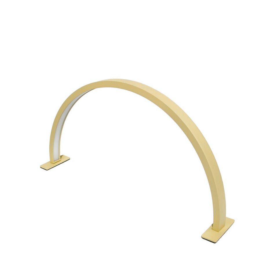 Lampa semiluna pentru masa 50w, 72cm diametru | roz-gold | LED