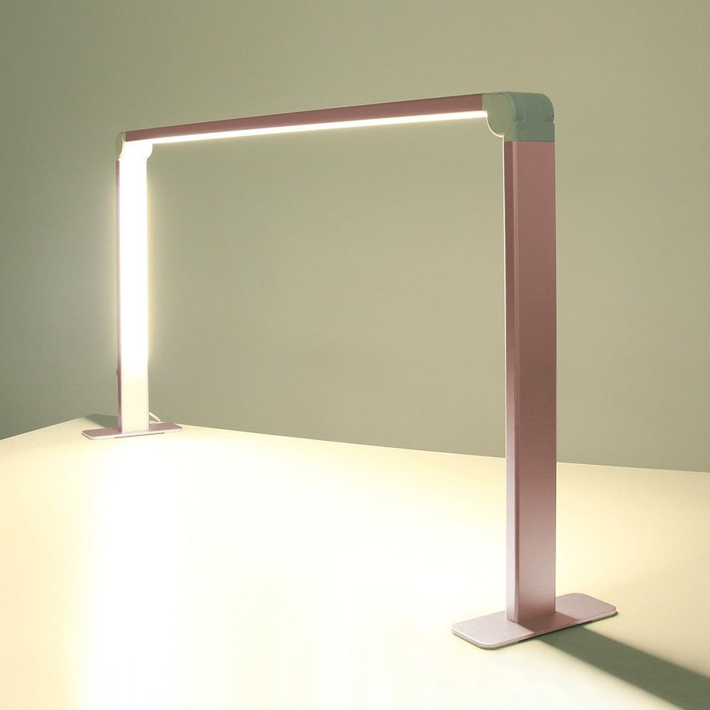 Lampă de masă fără umbră | Led | Roz, Argintiu