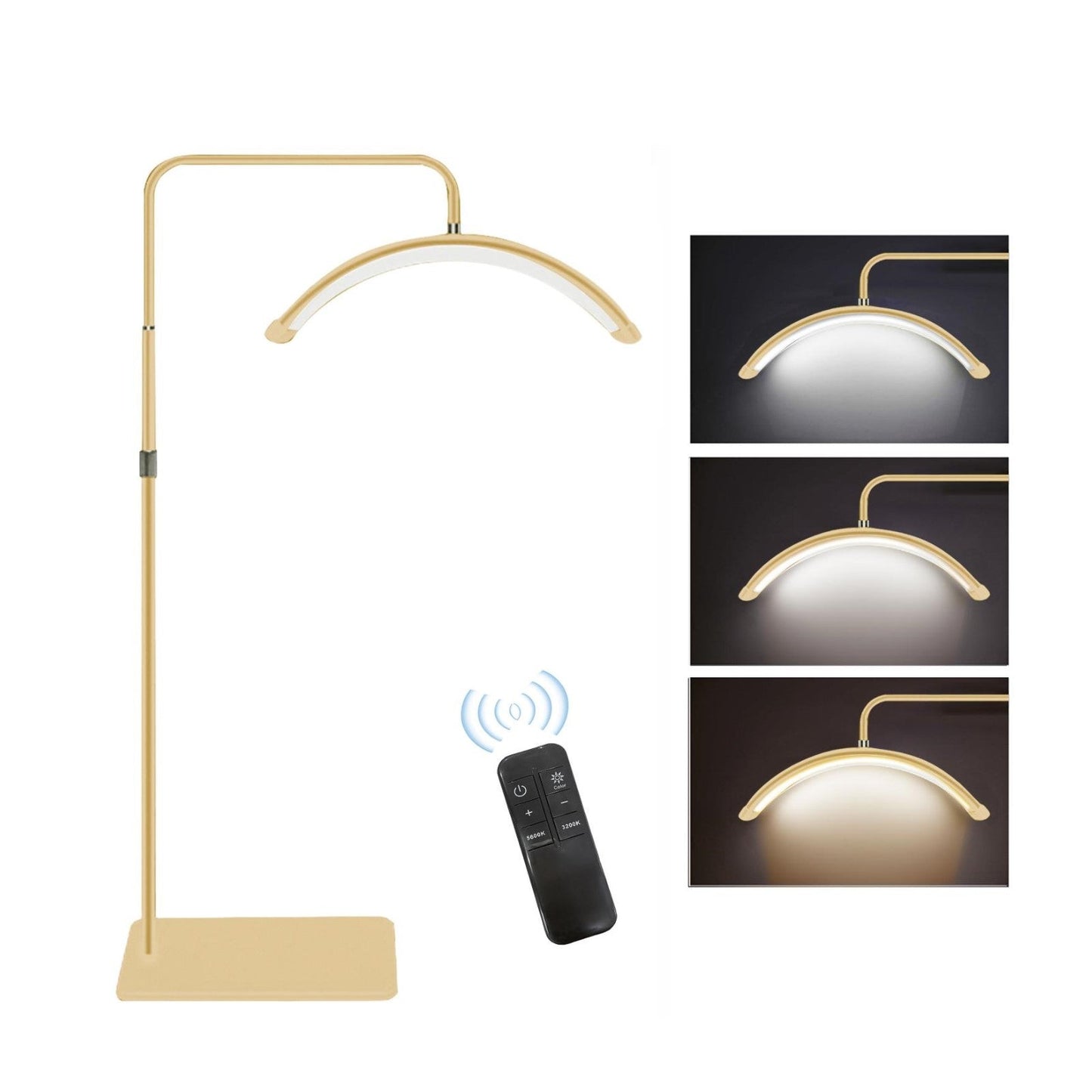Lampa led semiluna | Moon Light | 23 inch | 36w | 2800 LM | GOLD