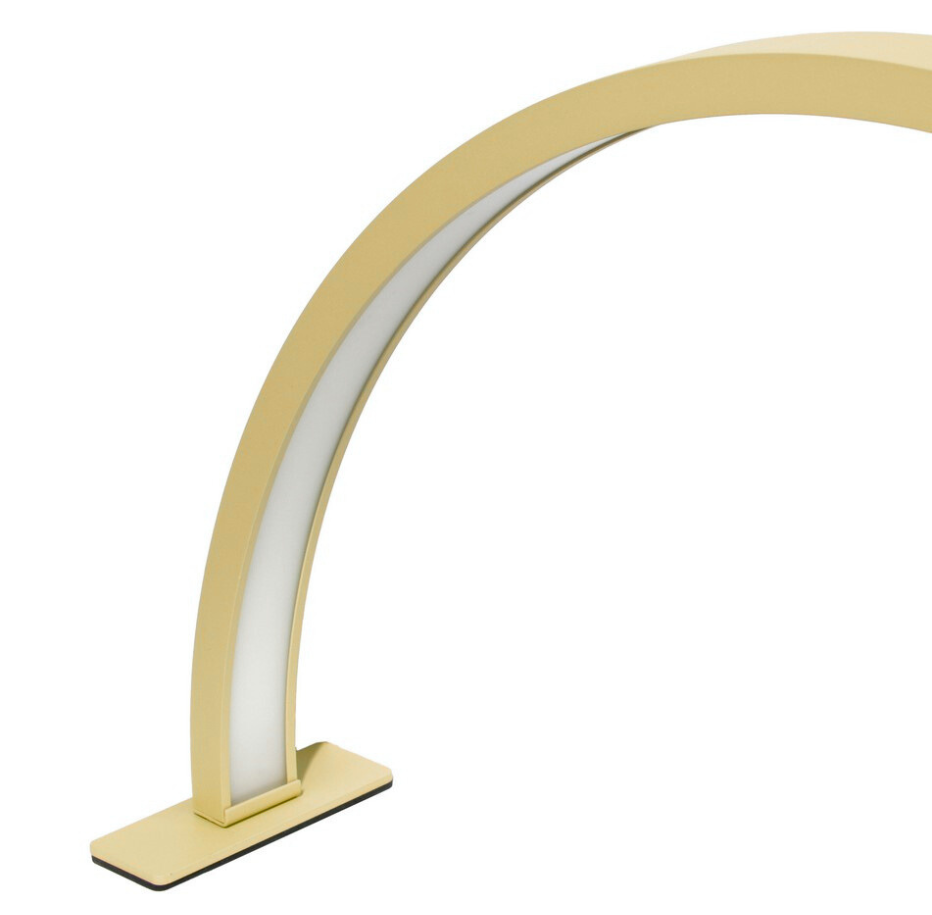 Lampa semiluna pentru masa 50w, 72cm diametru | roz-gold | LED