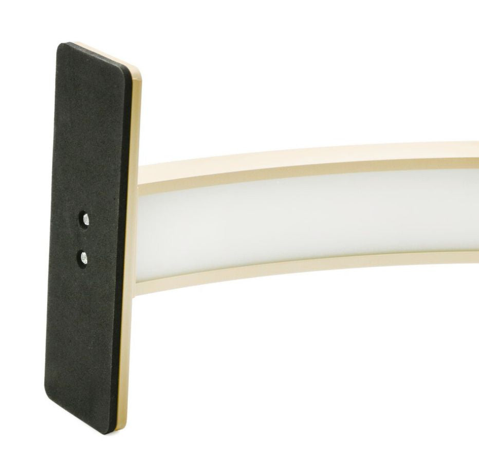 Lampa semiluna pentru masa 50w, 72cm diametru | roz-gold | LED