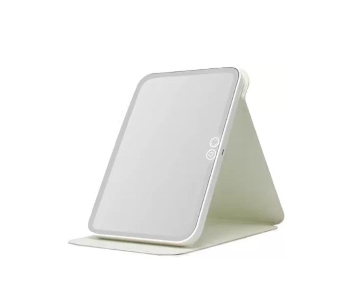 Oglinda cosmetica | LED | 3 tipuri de lumina-Pliabila-USB | 22 x 16 cm