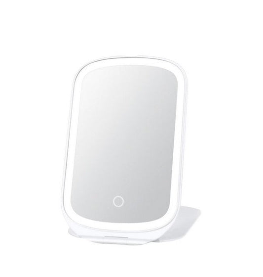 Oglinda cosmetica ovala| LED | 3 tipuri de lumina - intensitate reglabila - pliabila