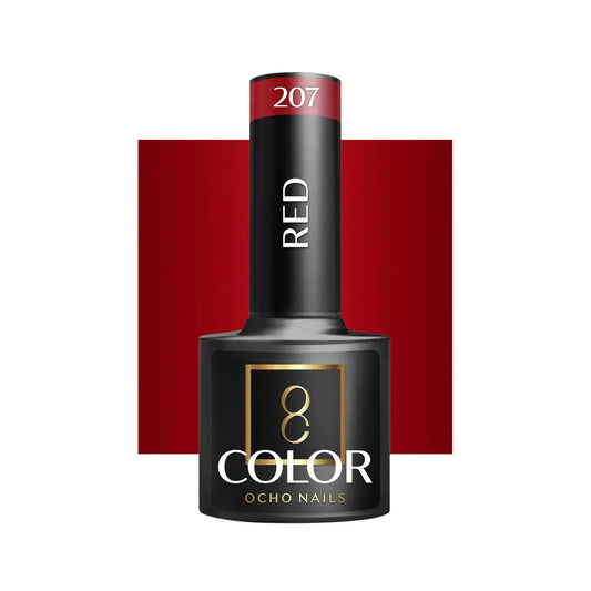 Oja Ocho Nails hibrida | Rosu - nuanta 207 - 5g