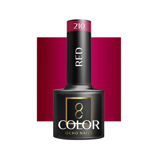 Oja Ocho Nails hibrida | Rosu - nuanta 210 - 5g