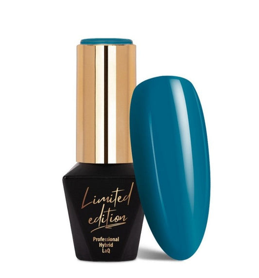 Ojă semipermanentă MollyLac Limited Edition | Albastru "Ceresc" | 10g | Nr. 486