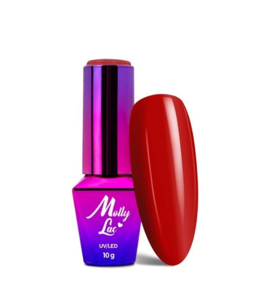 Ojă semipermanentă MollyLac | Pin-up Girl Amoretto | 10g | Nr. 371