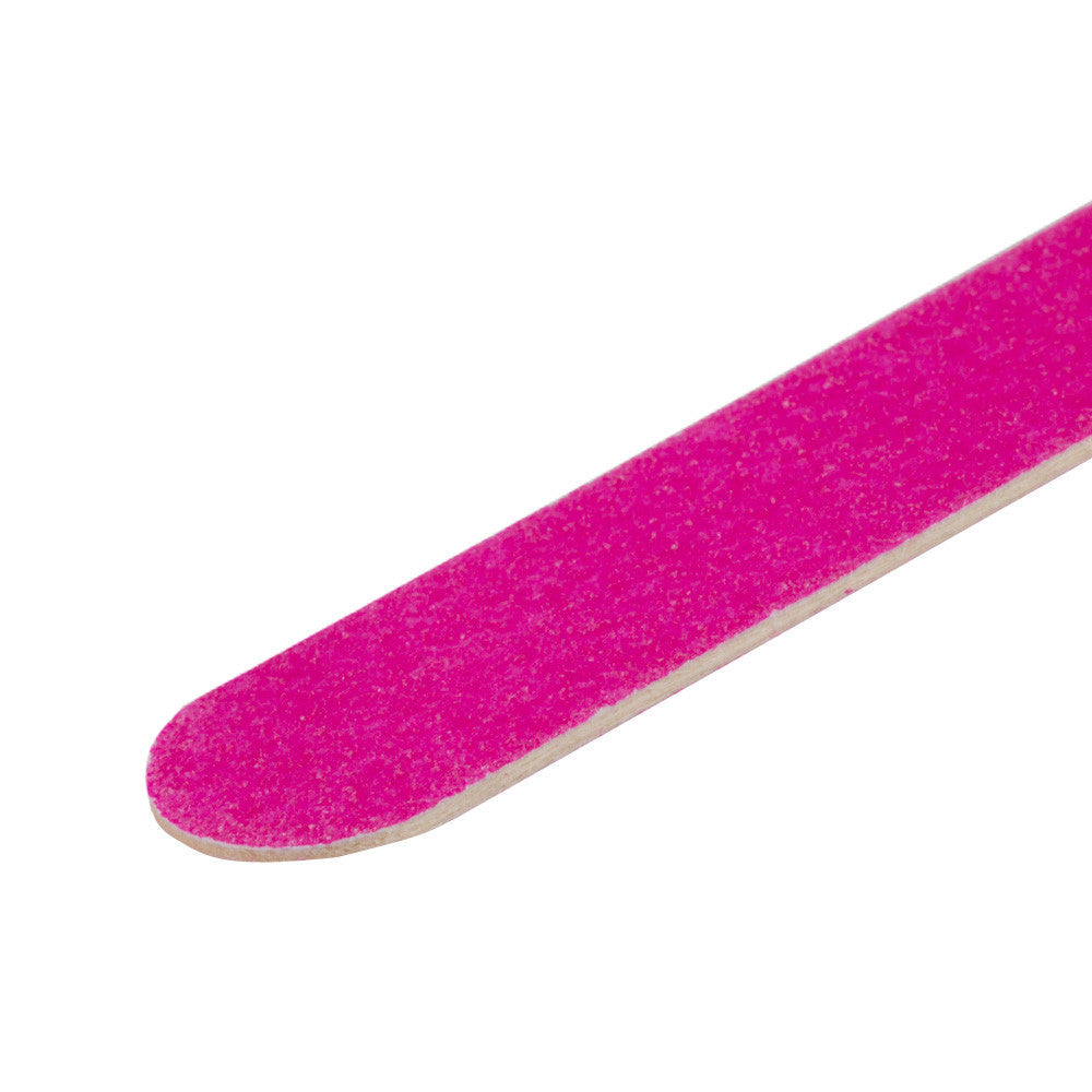 Set 10 BUC Pila Unghii SLIM MollyLac 100/100 - NEON PINK