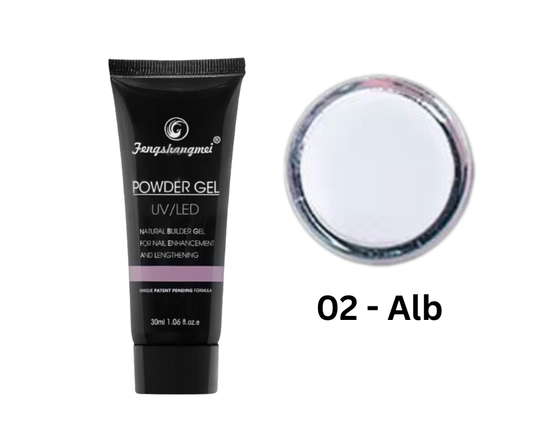 Polygel FSM Nr. 2 – Gel acrilic flexibil 30ML - ALB
