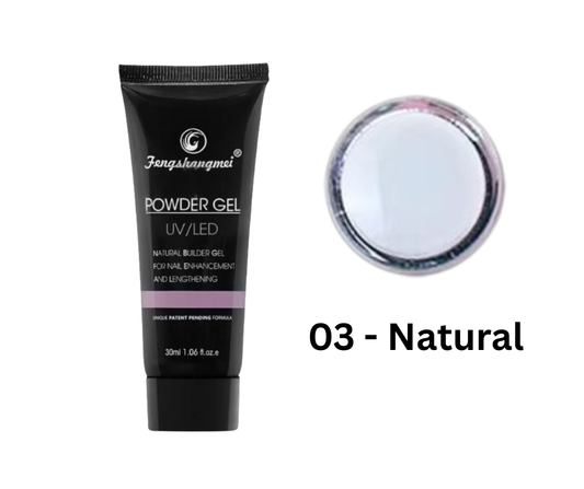 Polygel FSM Nr. 3 – Extensii și modele precise 30ML - Natural