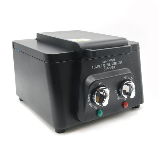 Sterilizator instrumente cu aer cald | 220 grade | SM-360A, Negru
