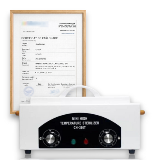Pupinel Profesional, sterilizator cu aer cald 220 grade CH-360T – CALIBRAT