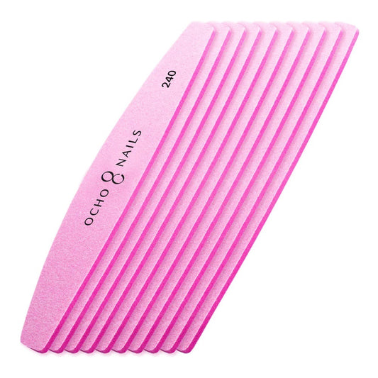 Set 10 rezerve pile, Ocho Nails, 240" Success