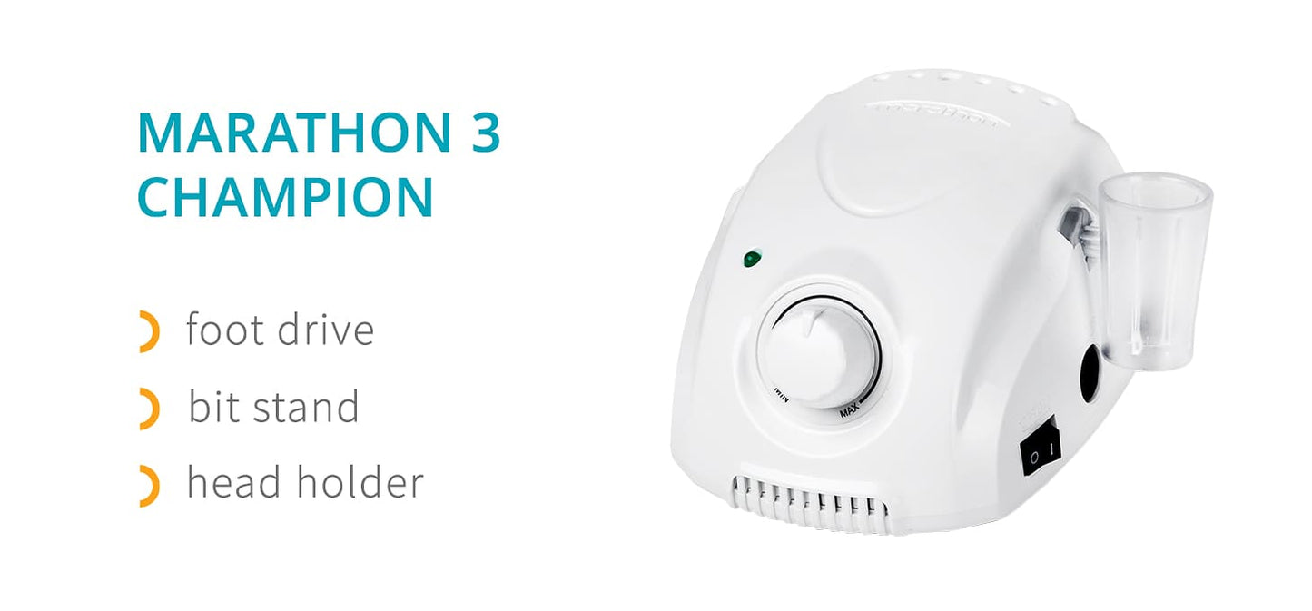 Freza Saeyang Marathon 3 Champion White, Mandrina H37LSP, 35000 rpm, 45W