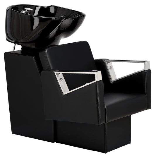 Scafa coafor/frizerie THOMAS cu bol ceramic mobil, armatura si baterie