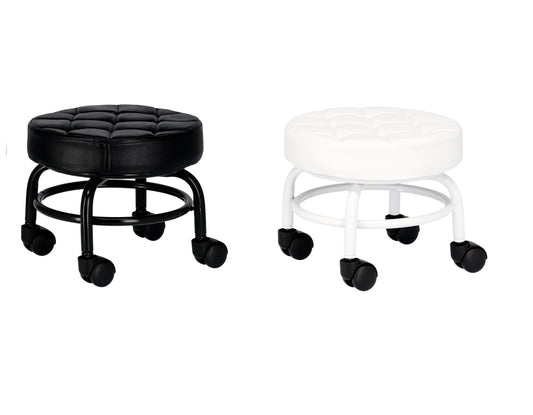 Scaun pentru pedichiura mobil, rotund, PREMIUM