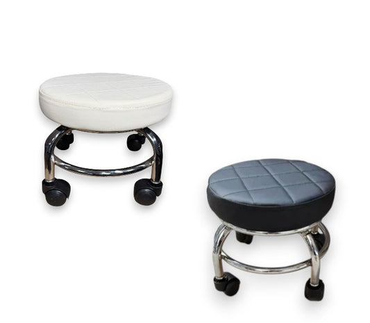 Scaun de Pedichiura pe role | Rotire 360, Dimensiuni 34x26,5x5,5 cm