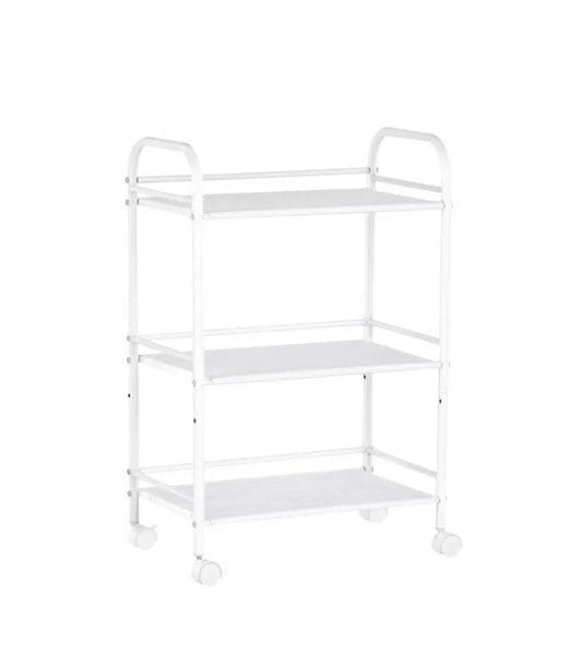 Ucenic pentru cosmetica cu 3 rafturi | Metalic | Alb ST040