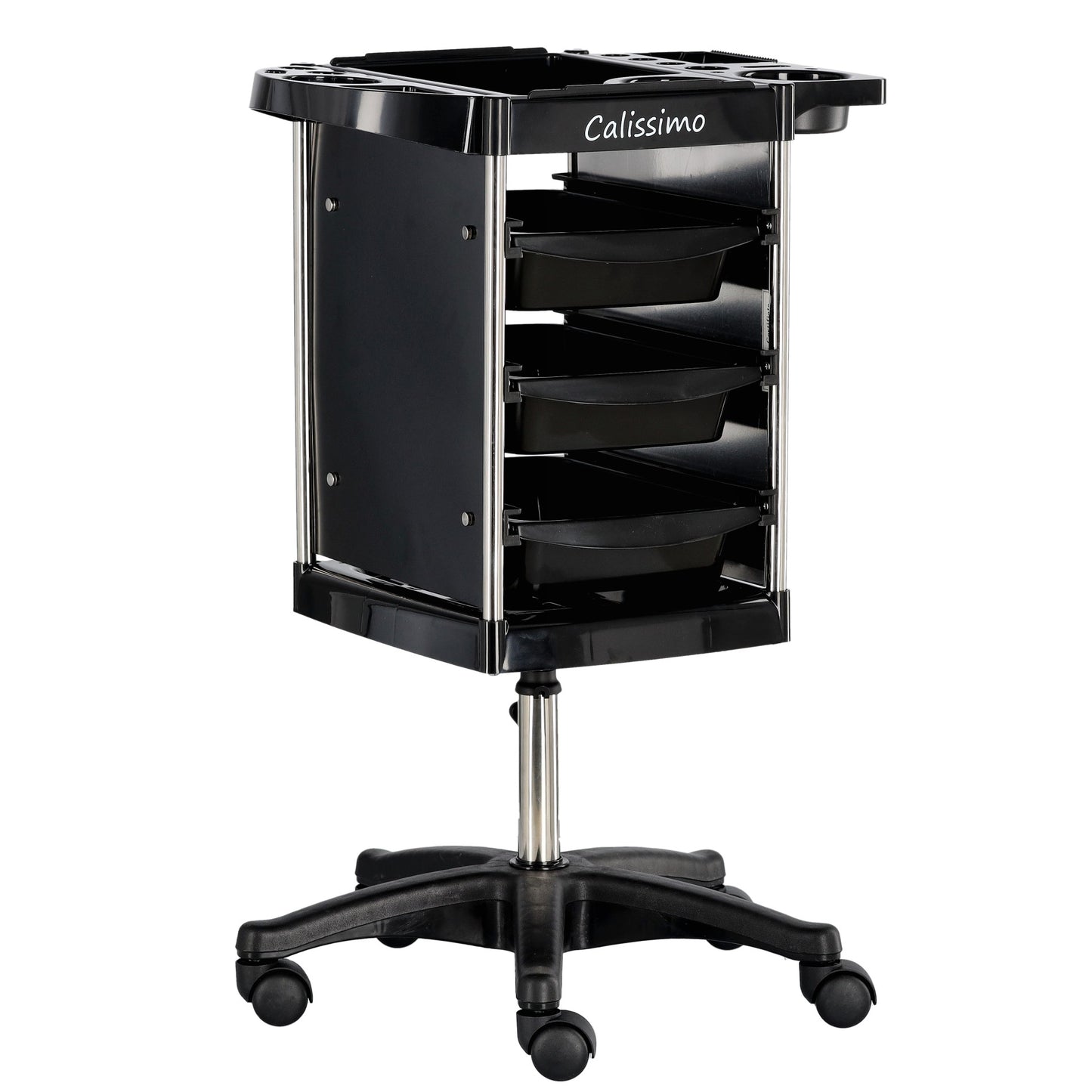 organizator beauty cu roți pivotante pentru salon