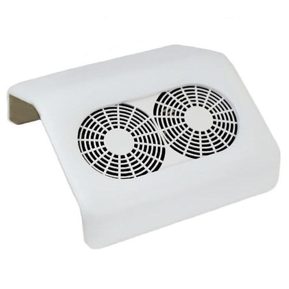 Aspirator praf unghii 48w, 2 ventilatoare de mare putere, alb