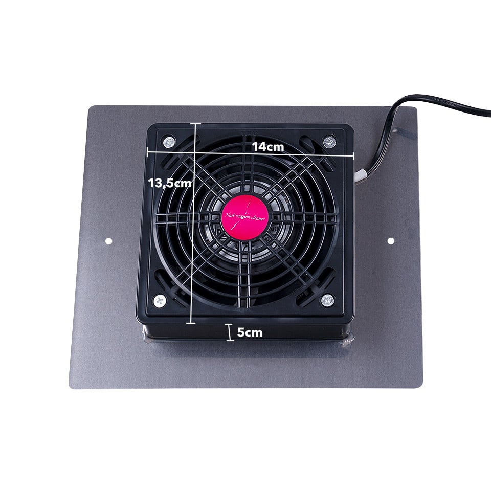 Aspirator praf unghii 60W incorporabil in masa