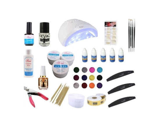 Kit unghii cu gel si tipsuri - BAZA