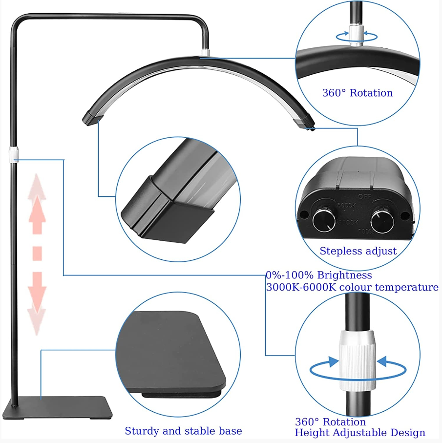 Lampa led semiluna, Moon Light, 23 inch, 36w, 2800 LM