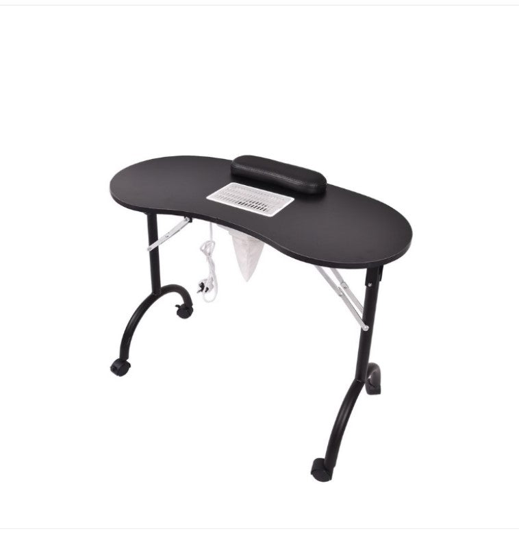 Masa pentru Manichiura-Pedichiura cu Aspirator Incorporat Plianta Neagra 9001