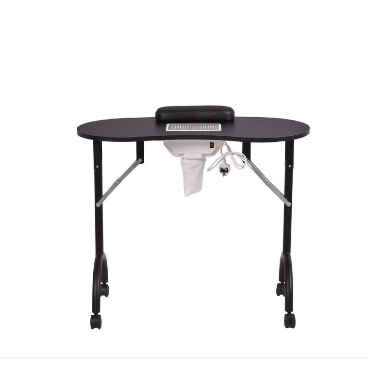 Masa pentru Manichiura-Pedichiura cu Aspirator Incorporat Plianta Neagra 9001