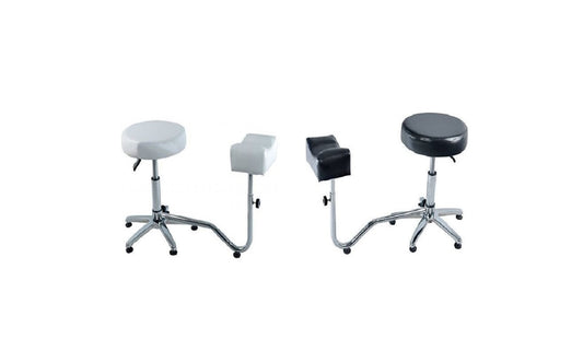 Scaun cu suport pedichiura, structura metalica - 3205