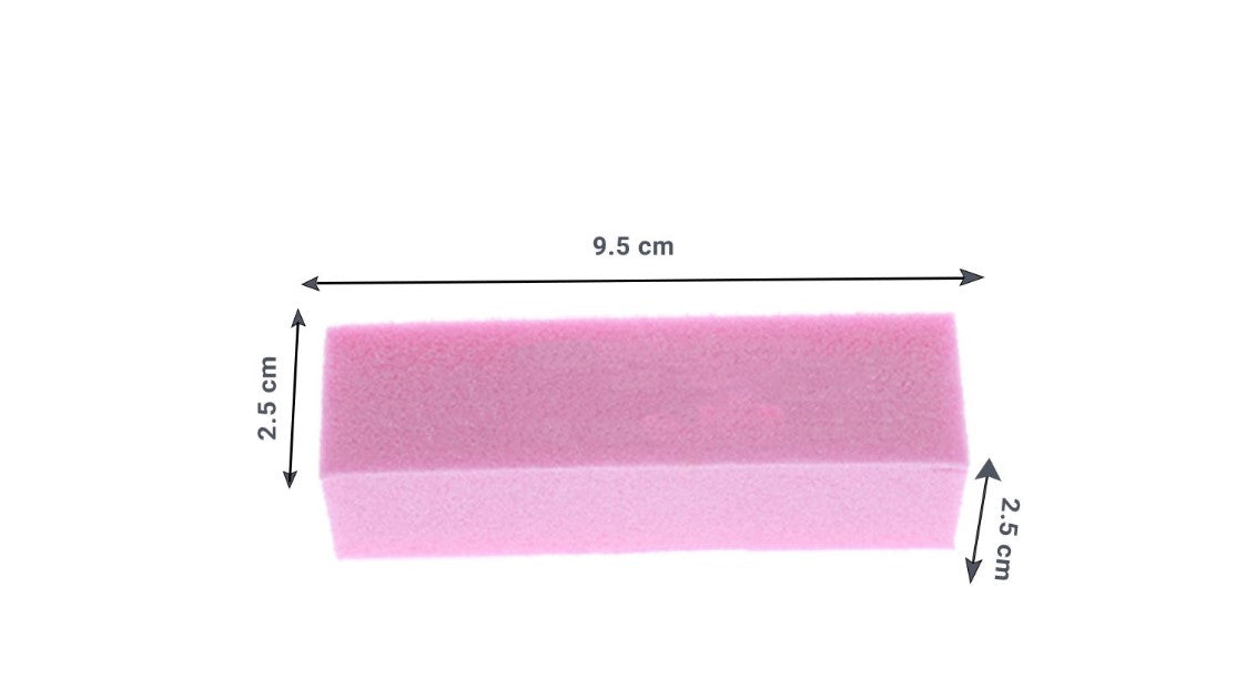 Set Buffer pentru unghii, 10 bucati, ROZ