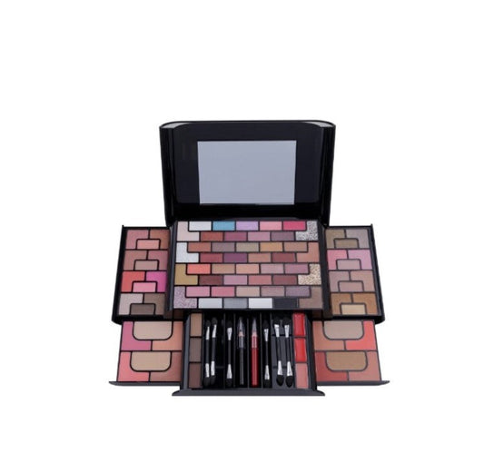 Paleta makeup profesionala Miss Rose, makeup kit, 82 culori