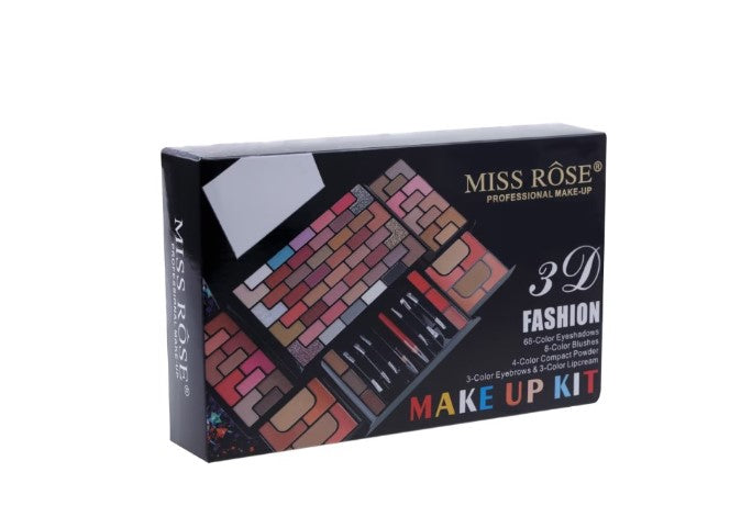 Paleta makeup profesionala Miss Rose, makeup kit, 82 culori